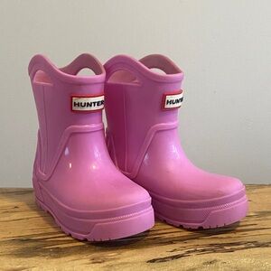 Hunter Vibrant Pink Waterproof Boots